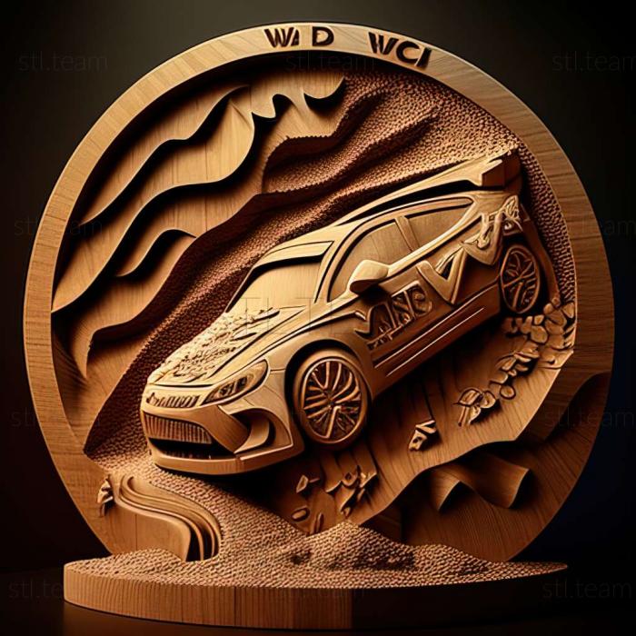 3D model WRC 2 FIA World Rally Championship 2011 game (STL)